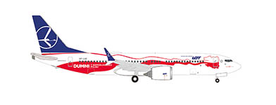 Herpa 536790 - B737 Max 8 LOT Proud